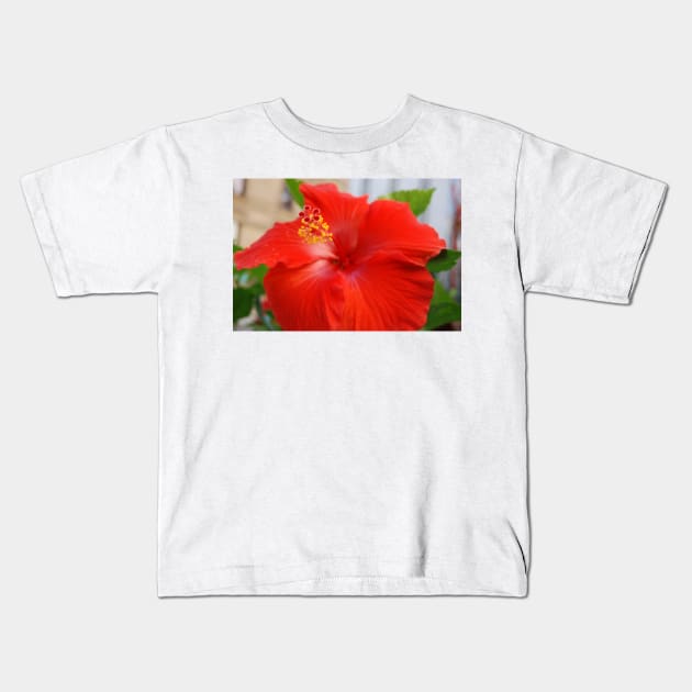 Hibiscous - Chicago IL Mag Mile Kids T-Shirt by zwrr16